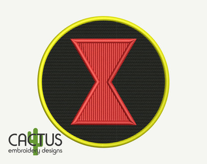 Widow Patch Embroidery Design