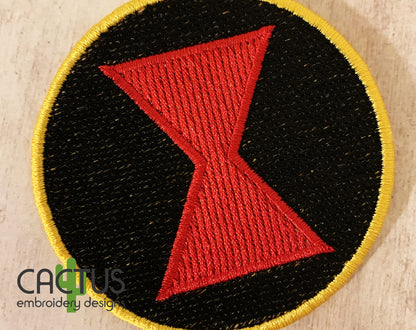 Widow Patch Embroidery Design