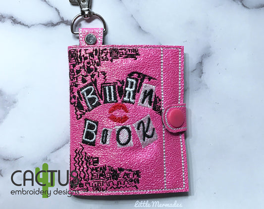 Burn Book ITH Wallet 3 Variants including Snap and Eyelet Design
