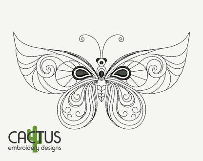 Butterfly 1 Embroidery Design