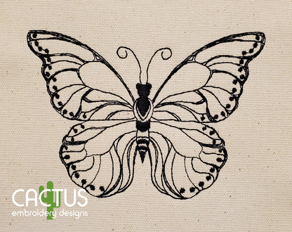 Butterfly 4 Embroidery Design