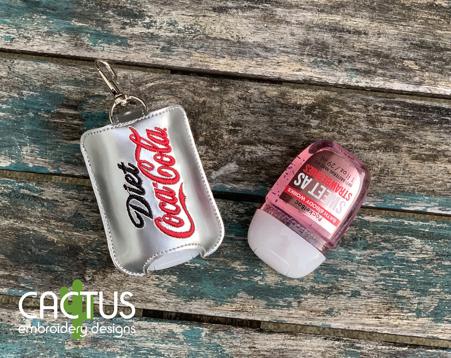 CC Diet Drink Sanitizer Holder, SMALL and LARGE sizes