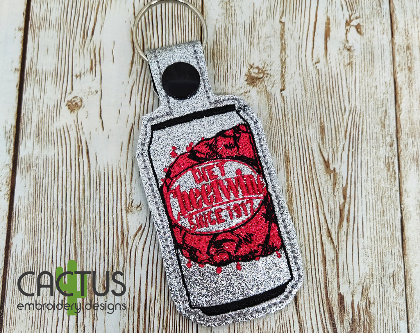 CW Diet Drink Set of Bookmark\Bag Tag, Eyelet Fob, Feltie, Snap Tab & Sanitizer Holder