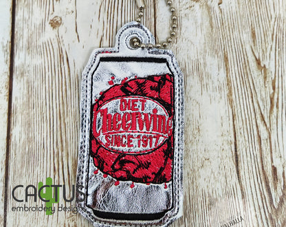 CW Diet Drink Set of Bookmark\Bag Tag, Eyelet Fob, Feltie, Snap Tab & Sanitizer Holder