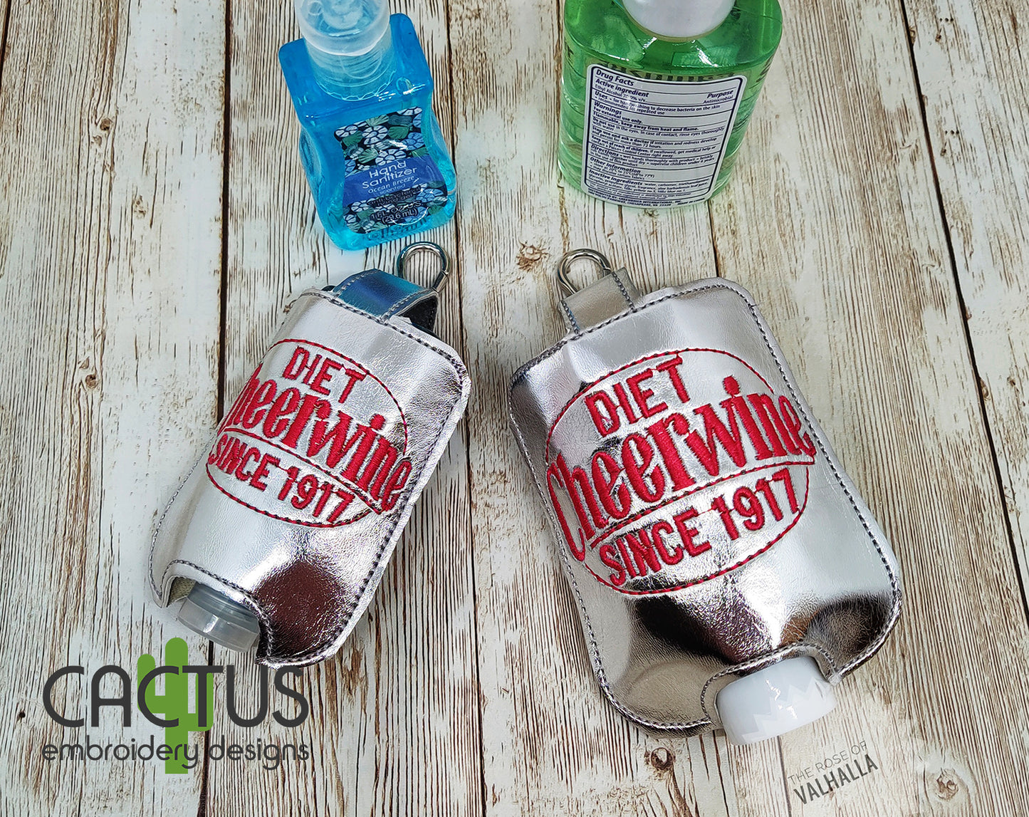 CW Diet Drink Set of Bookmark\Bag Tag, Eyelet Fob, Feltie, Snap Tab & Sanitizer Holder