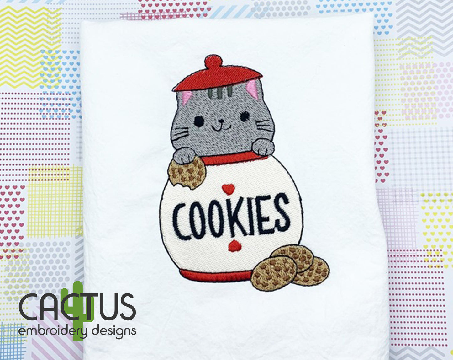 Cookies Embroidery Design