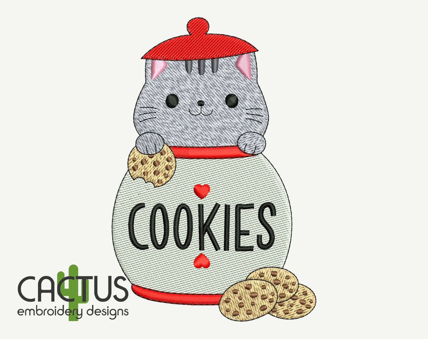 Cookies Embroidery Design