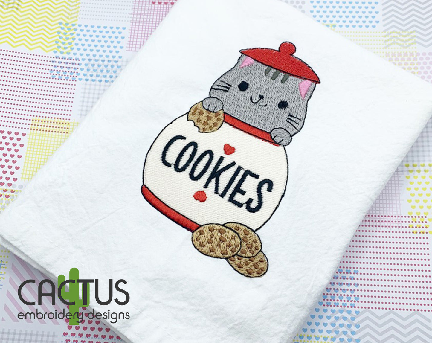 Cookies Embroidery Design