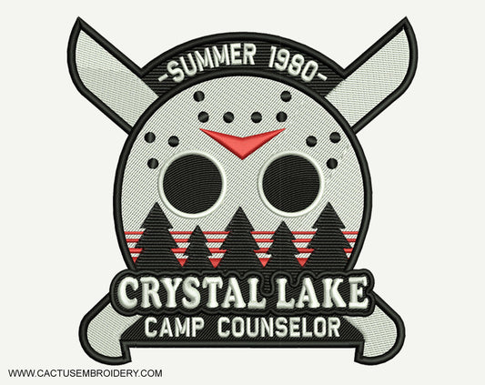 Crystal Lake Machine Embroidery Design