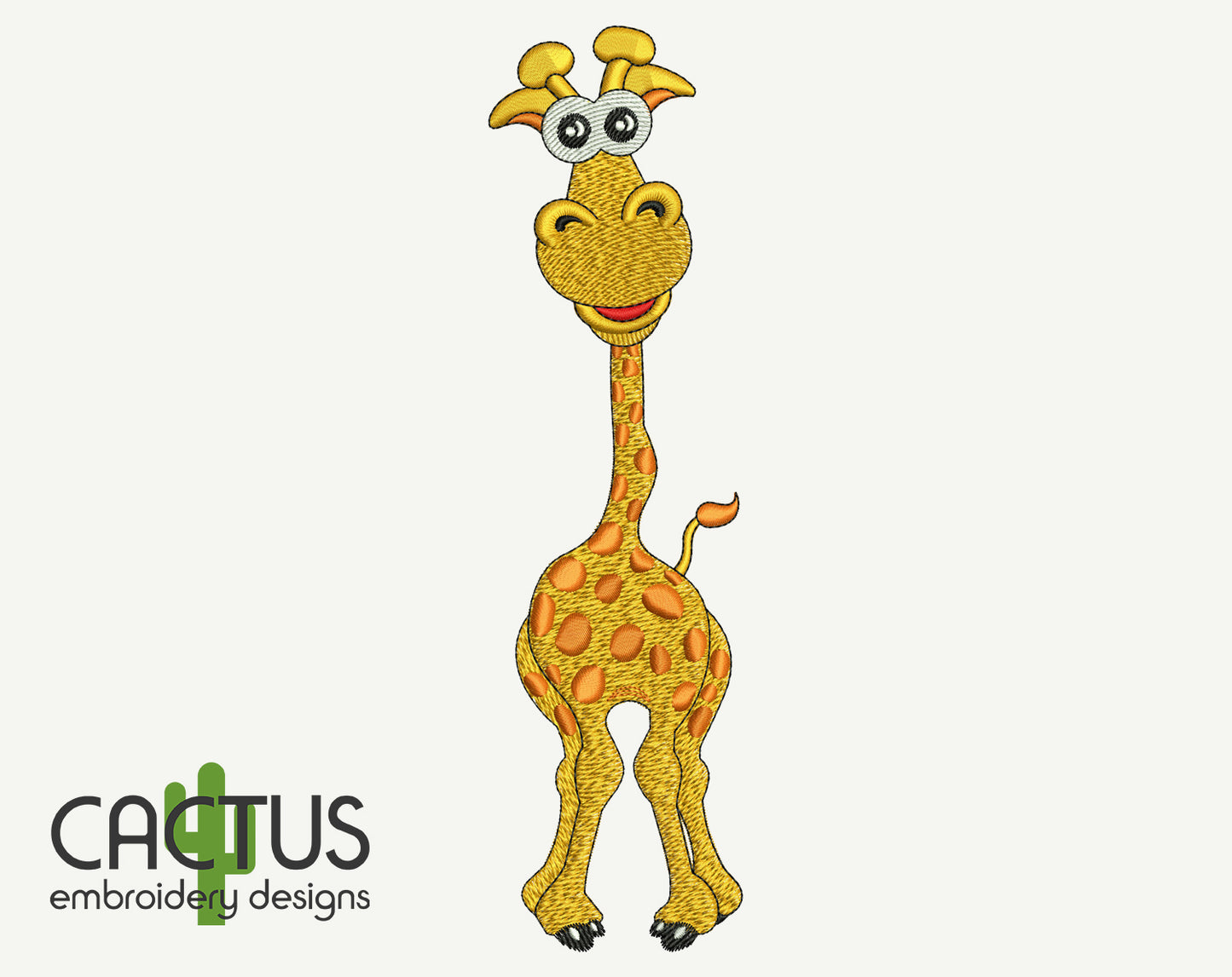 Baby Giraffe Embroidery Design