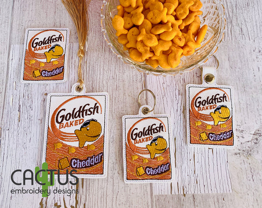 F Crackers Set of Bookmark\Bag Tag, Eyelet Fob, Feltie, Snap Tab