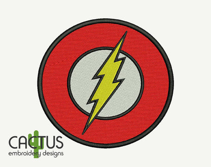 Flash Patch Embroidery Design