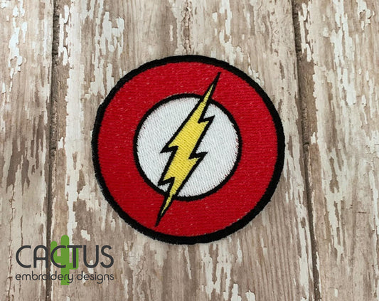 Flash Patch Embroidery Design