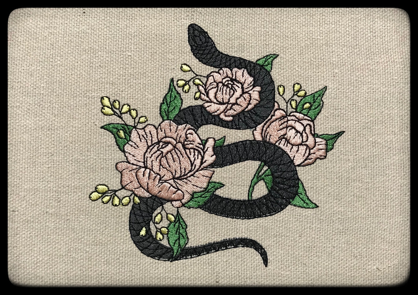 Viper Embroidery Design