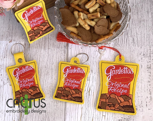 G Snack Mix Set of Bookmark\Bag Tag, Eyelet Fob, Feltie, Snap Tab