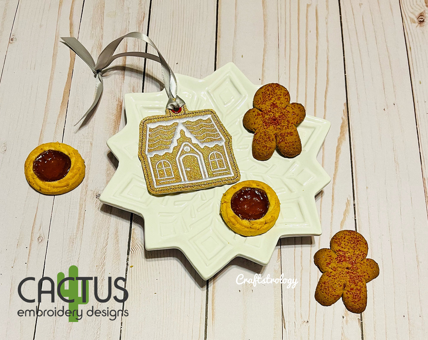 Gingerbread Houses V1 Set of 3 Ornament