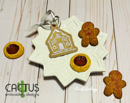 Gingerbread Houses V1 Set of 3 Ornament