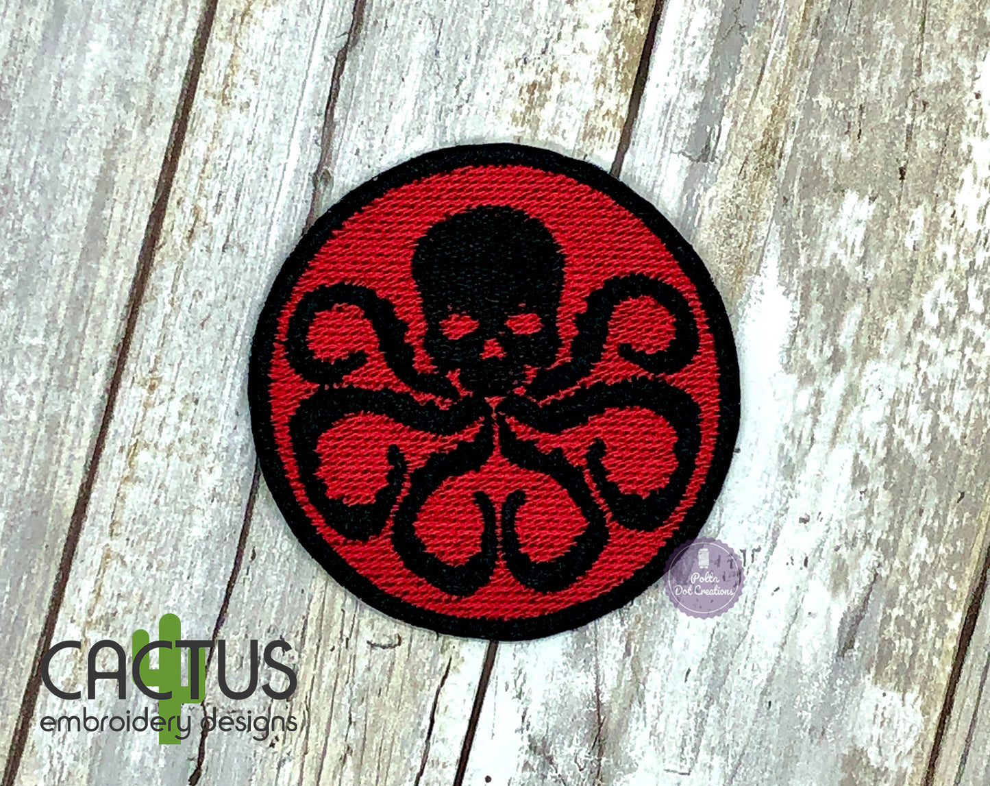 Hydra Patch Embroidery Design
