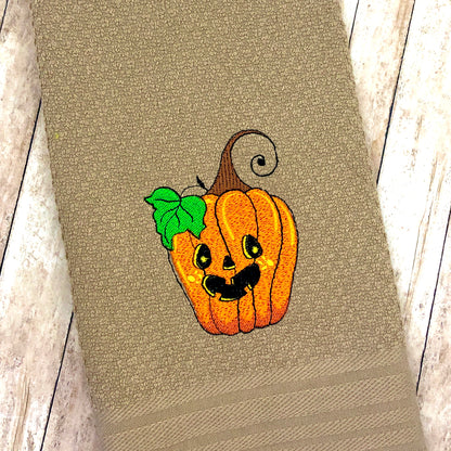 Happy Pumpkin Embroidery Design