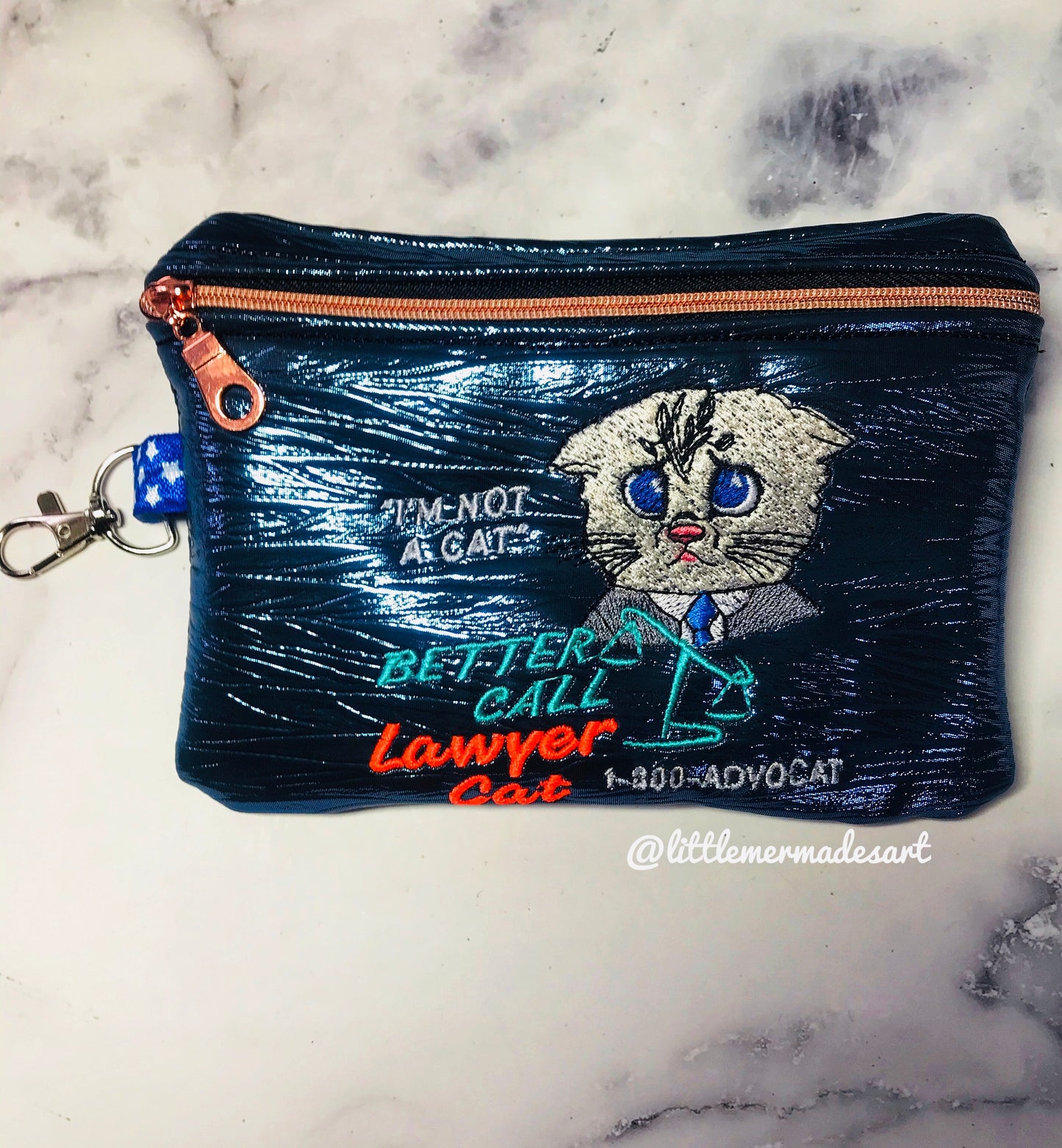 Advocat Embroidery Design & Sanitizer Holder