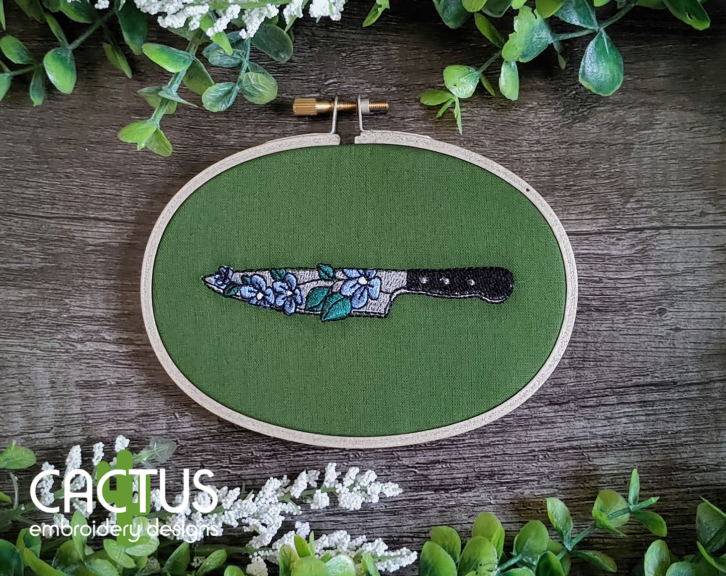 Knife V1 Embroidery Design