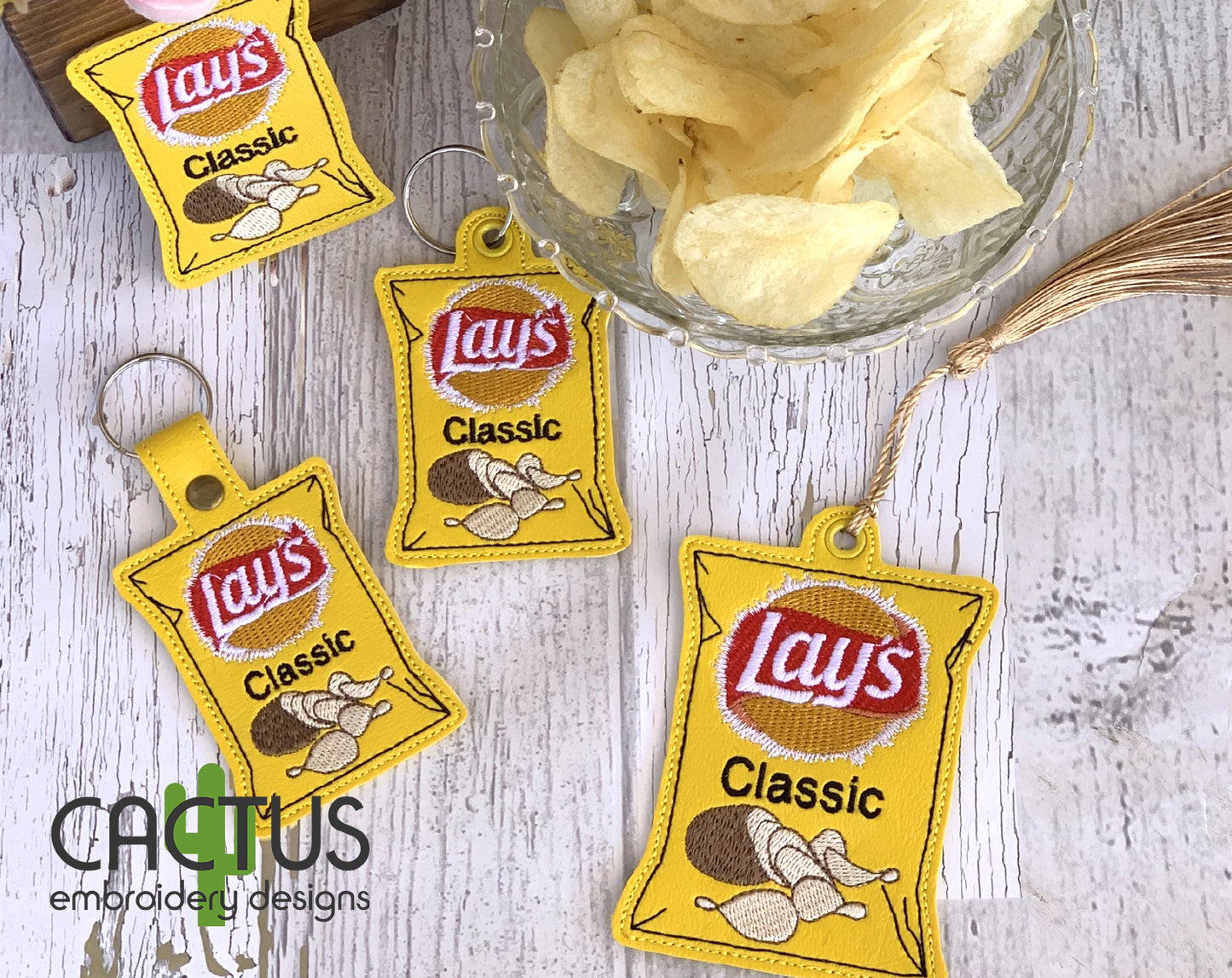 L Classic Set of Bookmark\Bag Tag, Eyelet Fob, Feltie, Snap Tab