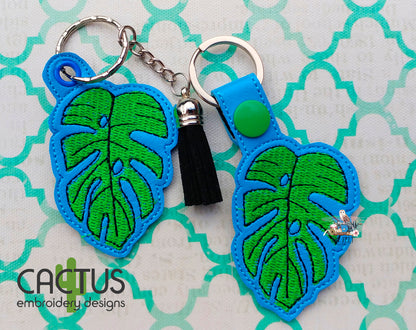 Leaf Snap Tab & Eyelet Fob