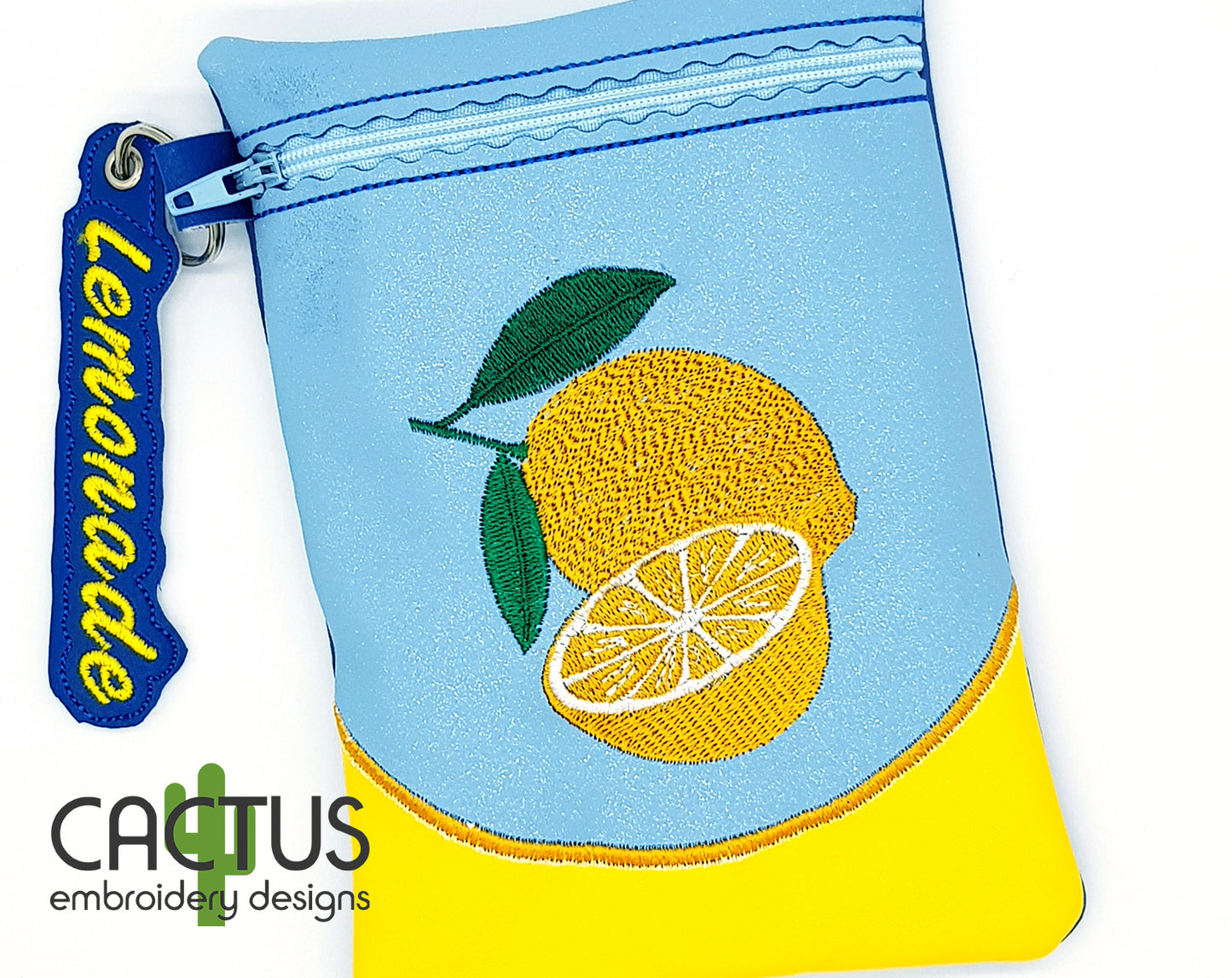 Lemonade Zipper Bag & Eyelet Fob