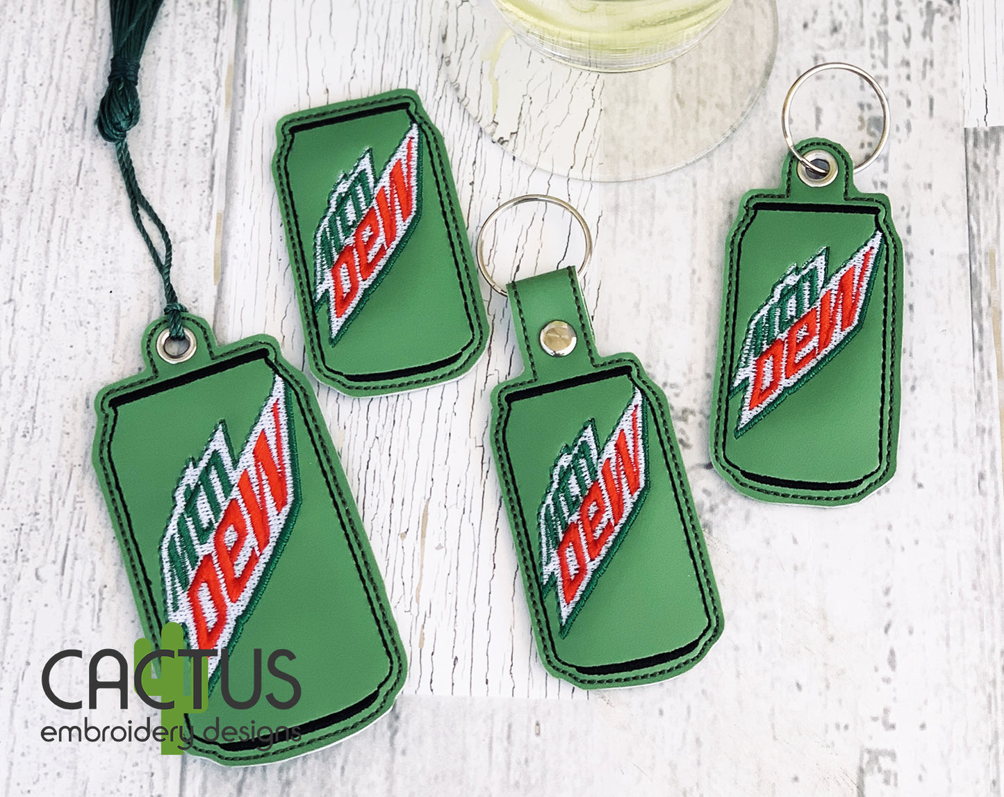 MD Drink Set of Bookmark\Bag Tag, Eyelet Fob, Feltie, Snap Tab