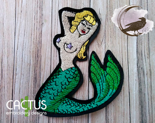 Mermaid Embroidery Design
