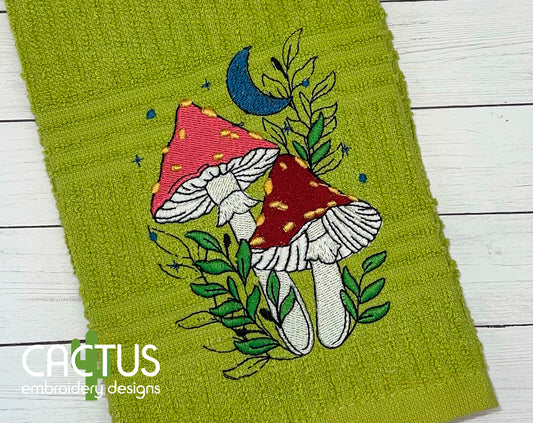 Mushrooms Embroidery Design