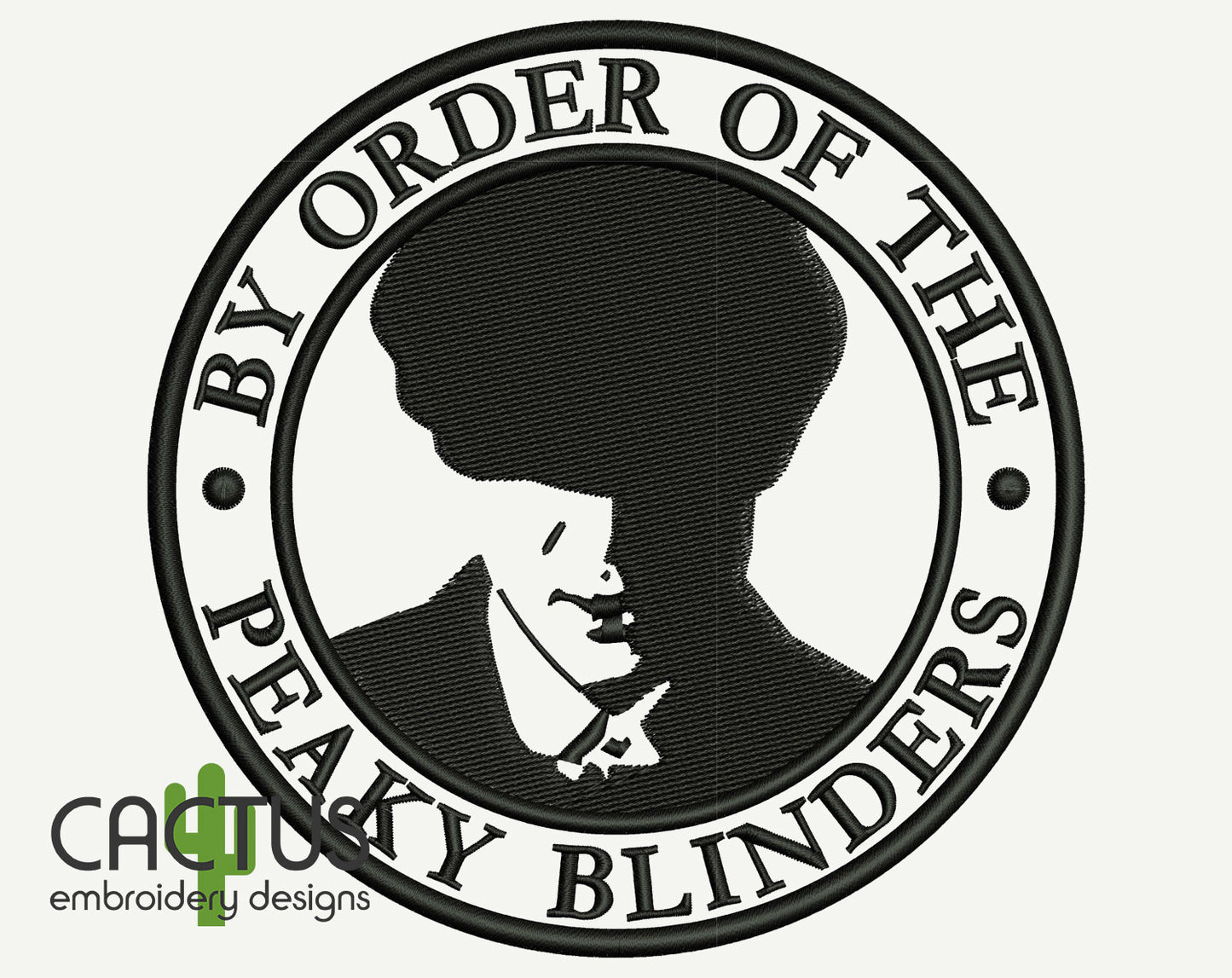 P B Patch Embroidery Design