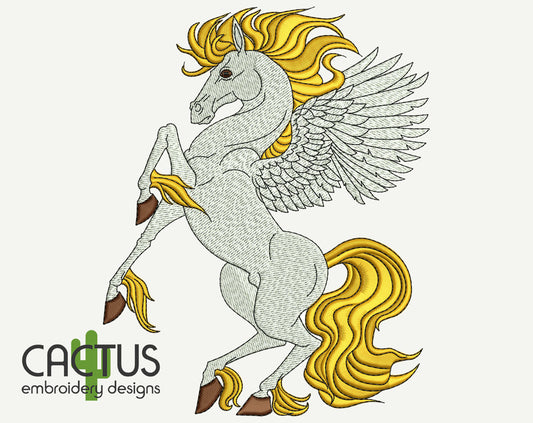 Pegasus Embroidery Design