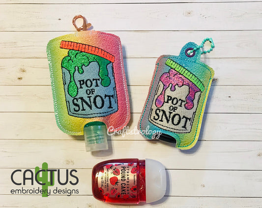 Pot of Snot Sanitizer Holder, SMALL and LARGE sizes