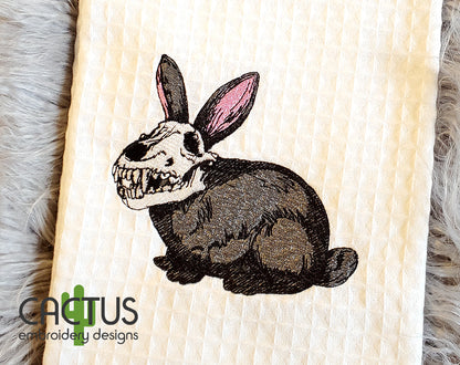 Predatory Rabbit Embroidery Design