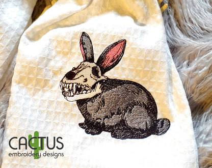Predatory Rabbit Embroidery Design