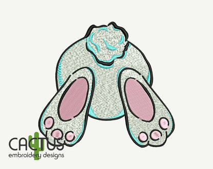 Rabbit Tail Embroidery Design