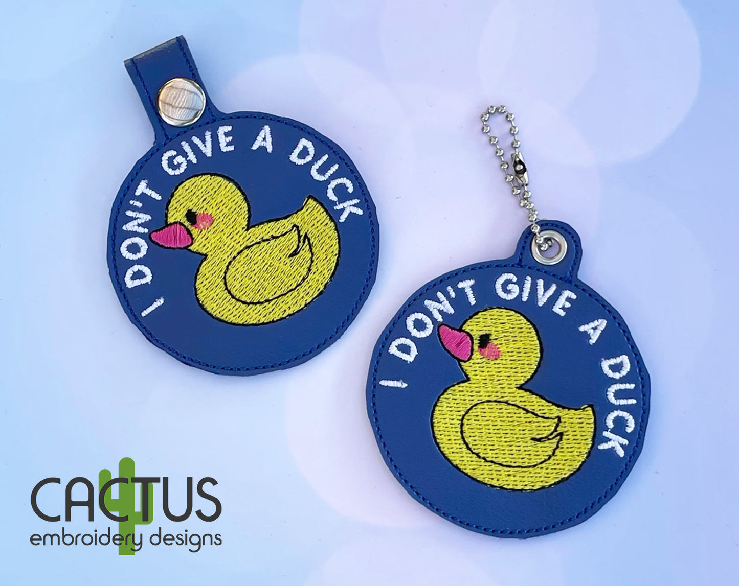 Rubber Duck Set of Patch, Eyelet Fob & Snap Tab