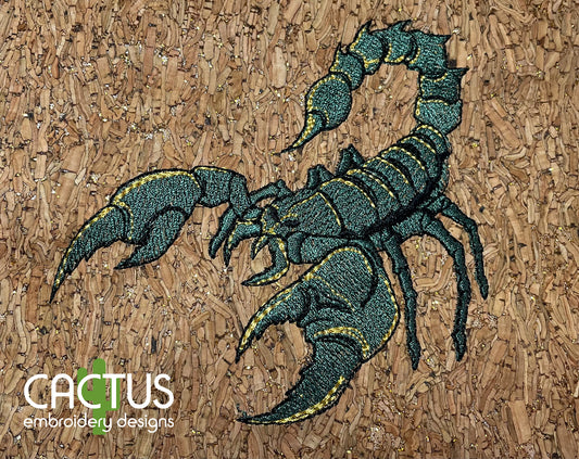 Scorpion Embroidery Design