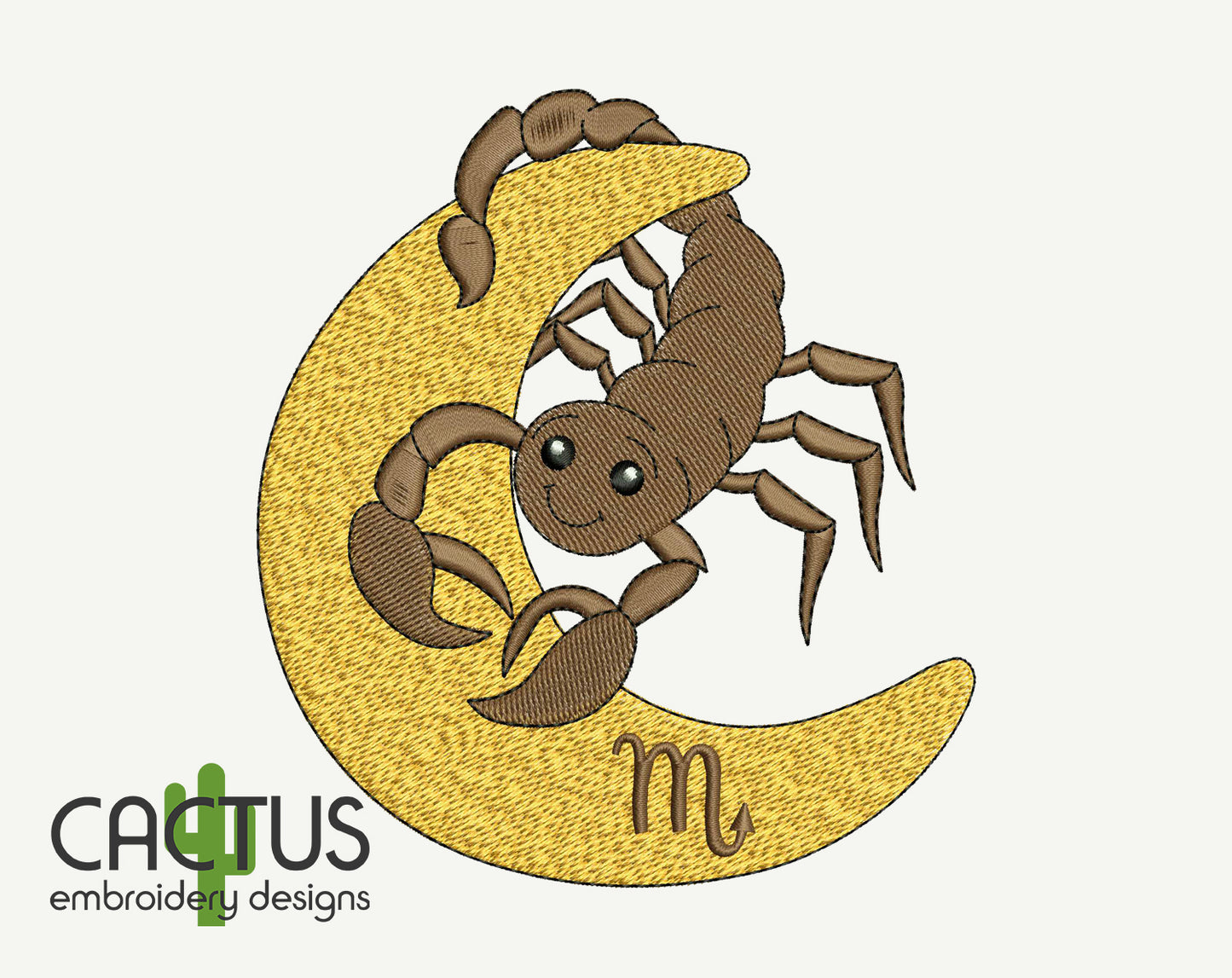 Scorpio Embroidery Design