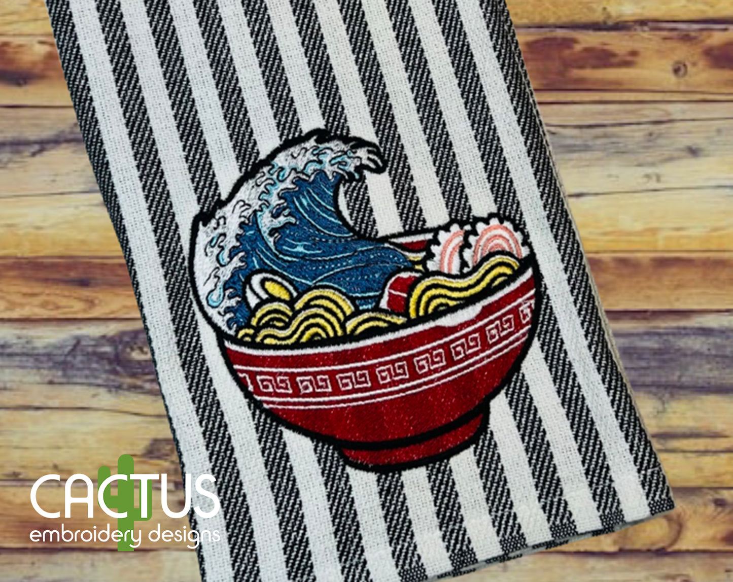 Sea of Ramen Embroidery Design