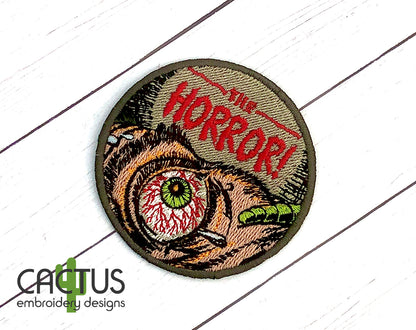 The Horror Patch Embroidery Design