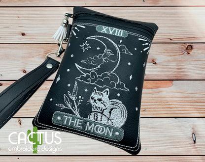 The Moon Cat Zipper Bag