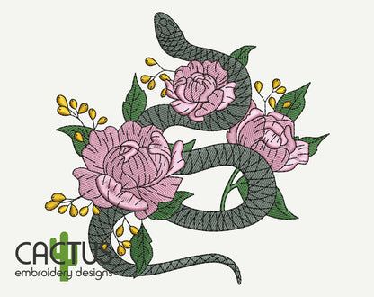 Viper Embroidery Design