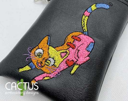 Voodoo Cat Embroidery Design