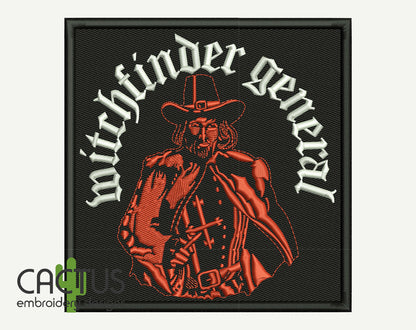 Witchfinder General Patch Embroidery Design