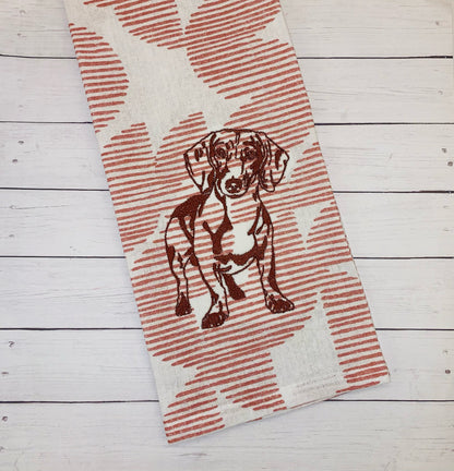 Dachshund Embroidery Design